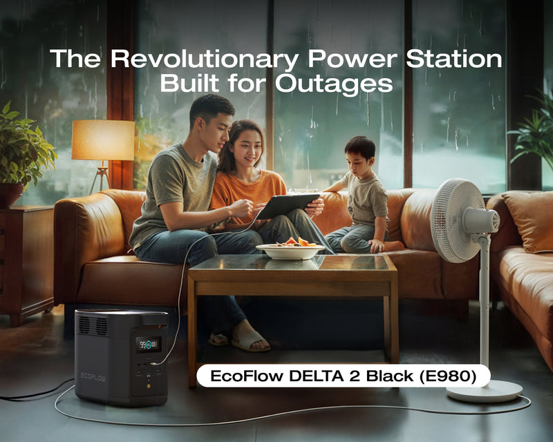 Load image into Gallery viewer, EcoFlow DELTA 2 Black (E980) Portable Power Station
