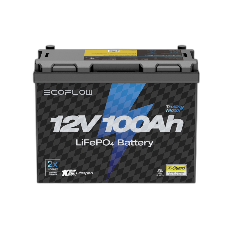 Load image into Gallery viewer, EcoFlow 12V 100Ah Lithium Trolling Motor Battery - Pre-Order (Ship in 50 days)