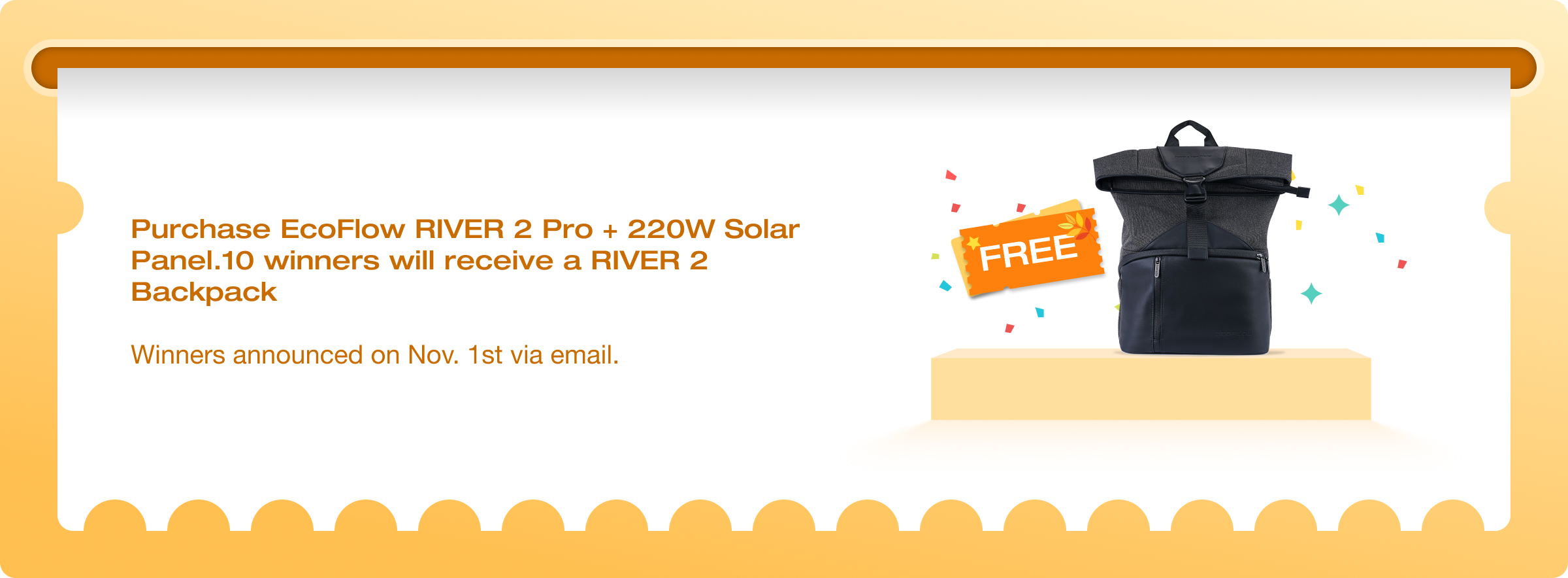 Win a RIVER 2 Backpack