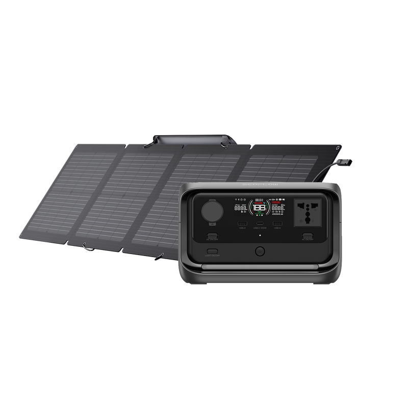 Load image into Gallery viewer, EcoFlow RIVER 3 Plus Solar Generator (PV110W)