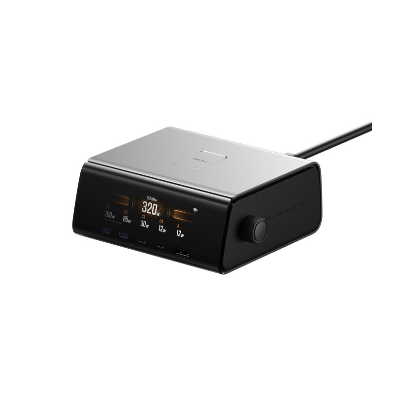 Load image into Gallery viewer, EcoFlow Rapid Pro Charger 320W RAPID Pro Desktop Charger (320W, 5 Ports, GaN) EcoFlow RAPID Pro Desktop Charger (320W, 5 Ports, GaN)