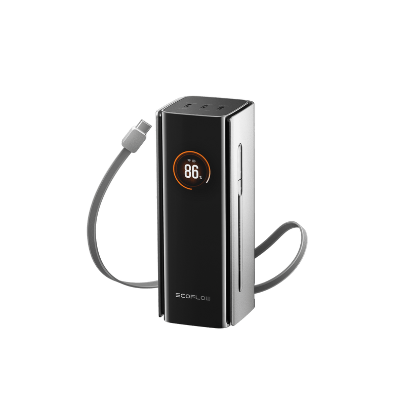 Load image into Gallery viewer, EcoFlow Rapid Pro 20k EcoFlow RAPID Pro Power Bank (20,000mAh, 230W, 100W Built-in Cable) EcoFlow RAPID Pro Power Bank(20,000mAh, 230W, 100W Built-in Cable)
