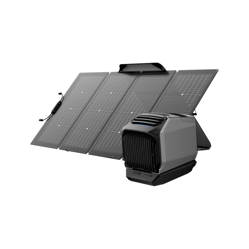 Load image into Gallery viewer, EcoFlow WAVE 2 Portable Air Conditioner WAVE 2 + Add-on battery + 220W Bifacial Solar Panel