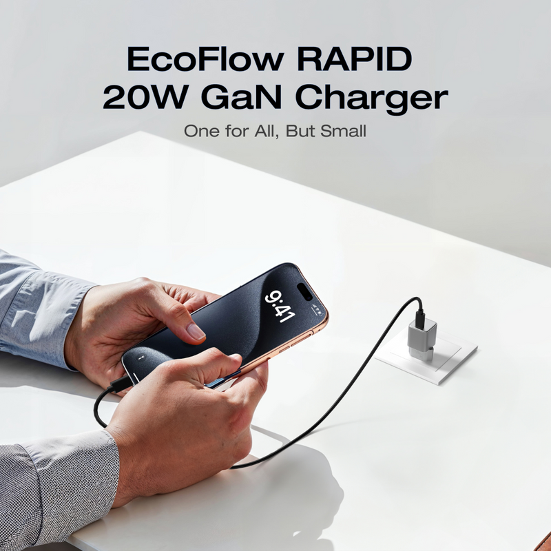 Load image into Gallery viewer, EcoFlow RAPID 20W/65W GaN Charger
