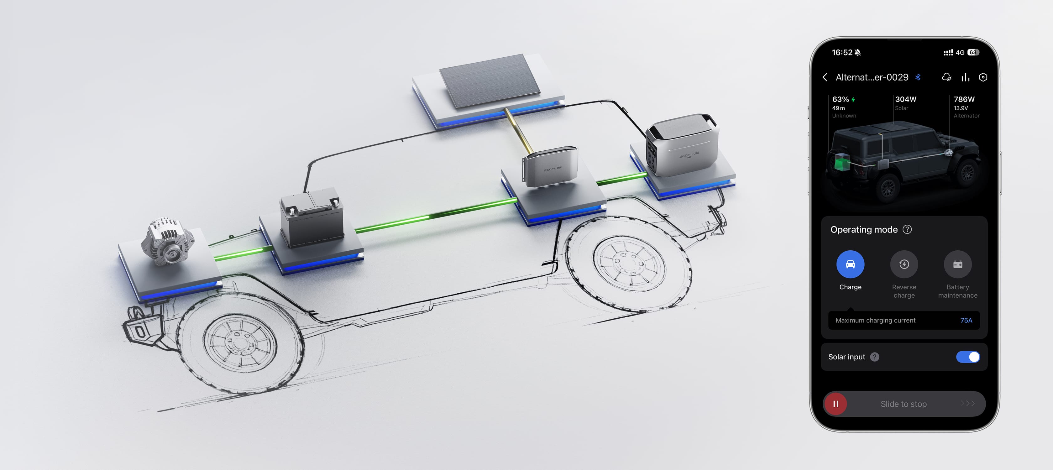 Reverse Charging for Car Battery Protection