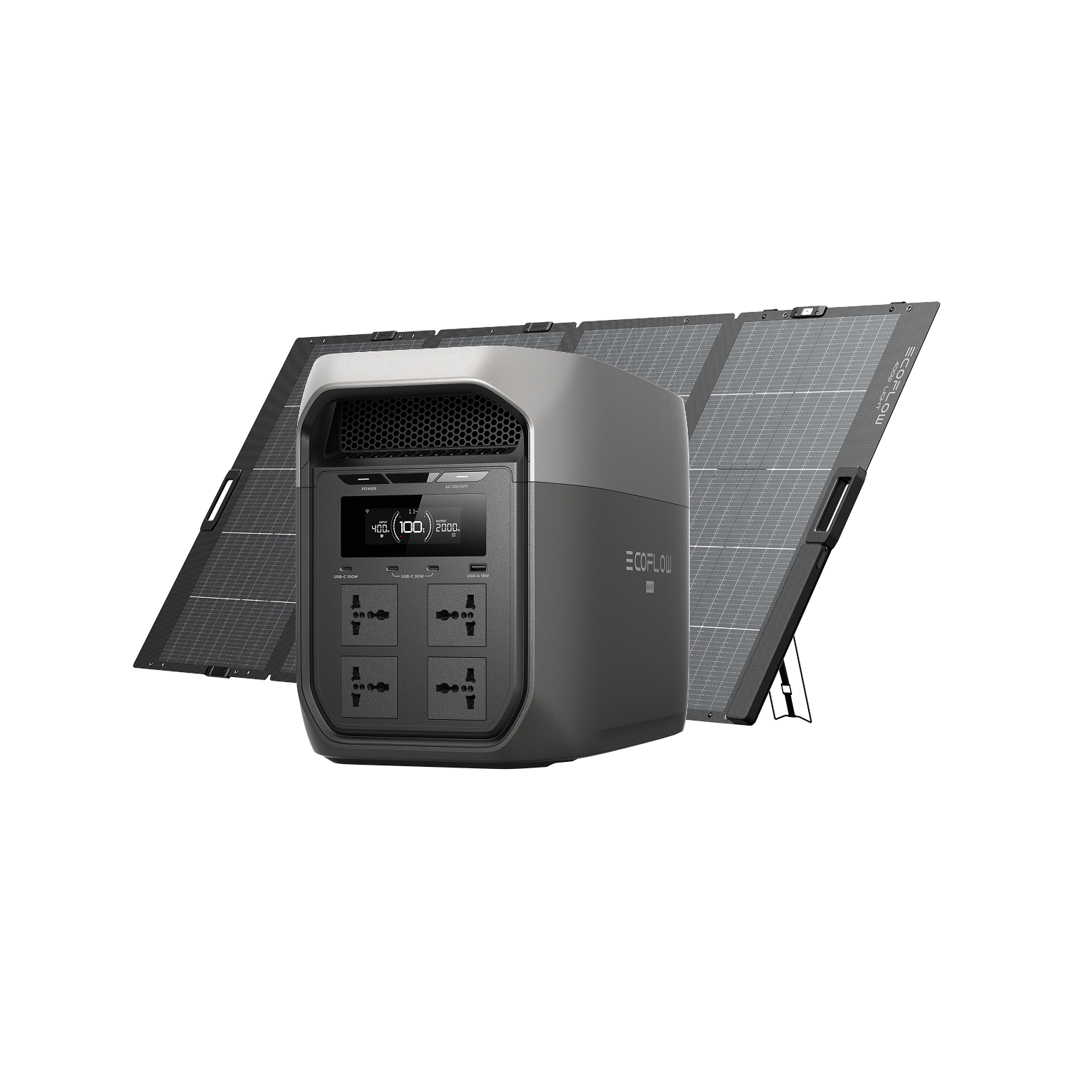 EcoFlow DELTA 3 Max+400W Portable Solar Panel