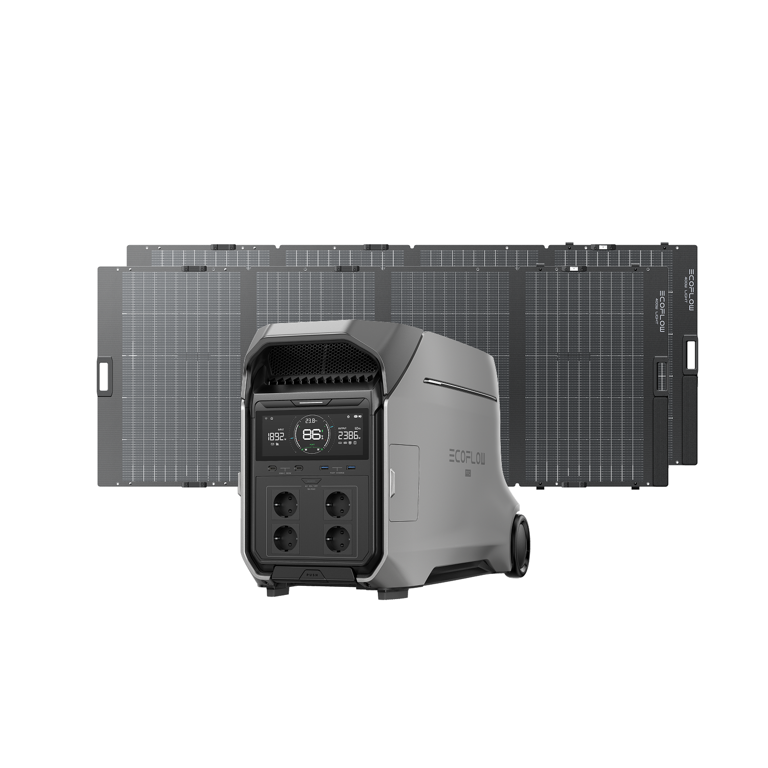 EcoFlow DELTA Pro 3+2*400W Portable Solar Panel