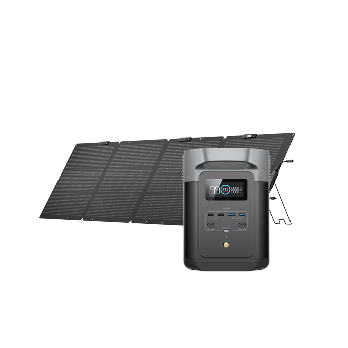 EcoFlow DELTA 2 Solar Generator (PV220W NextGen)