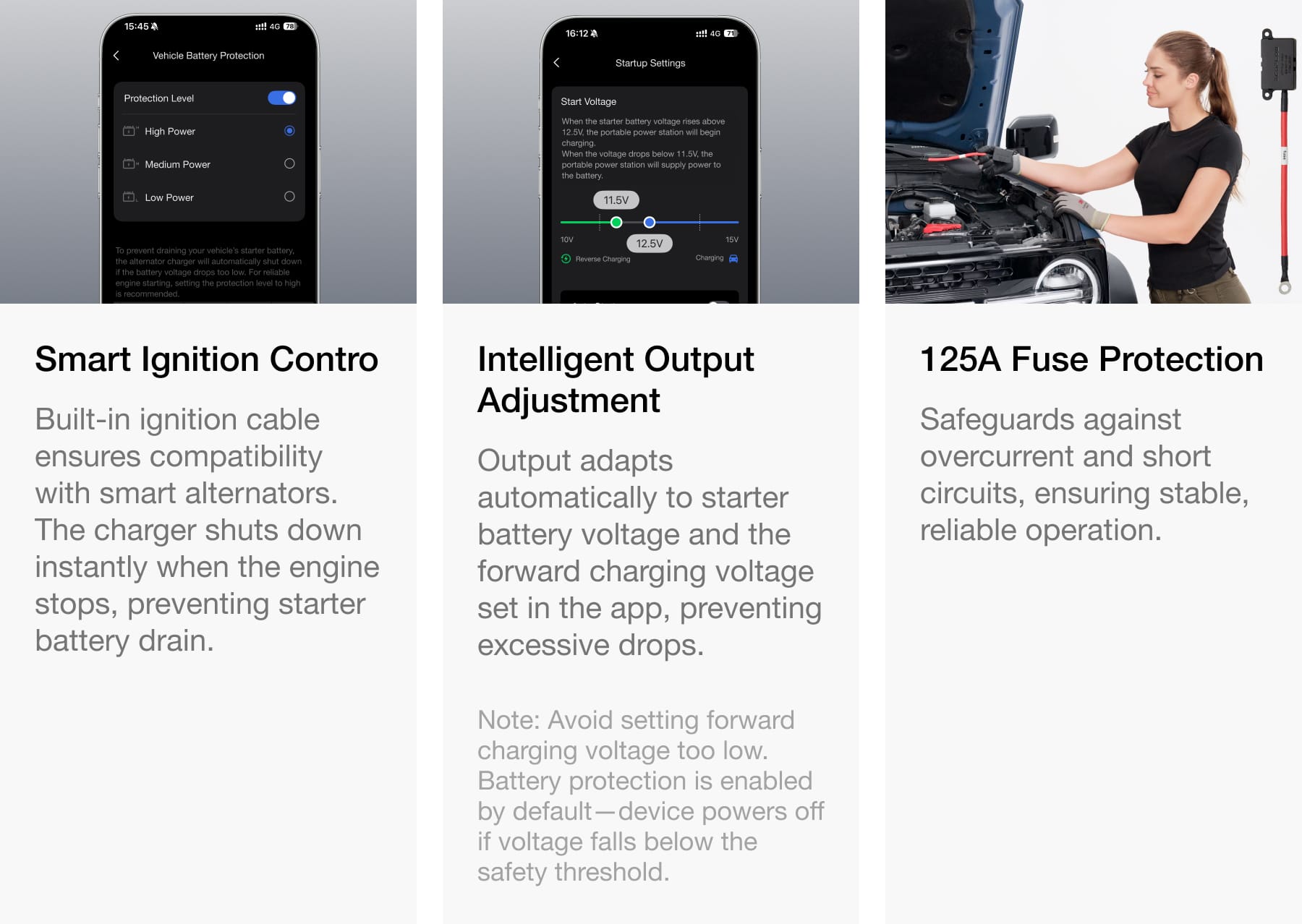 Safer – Enhanced Alternator & Starter Battery Protection