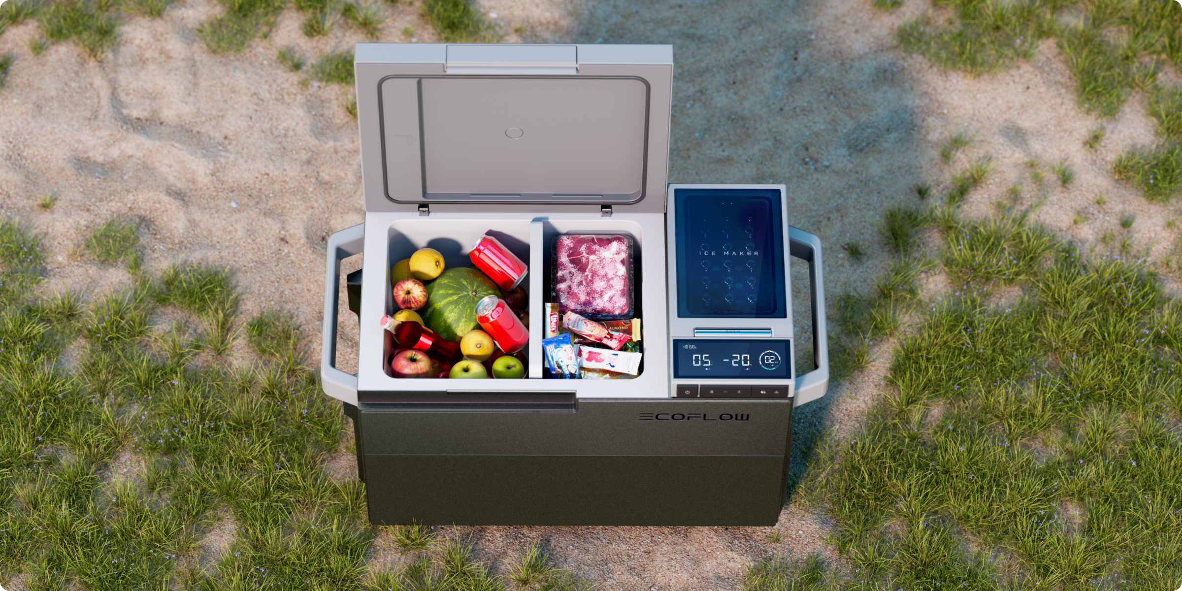 A fridge-freezer at its best.