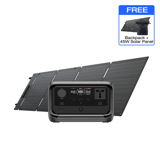 EcoFlow RIVER 3 Plus Solar Generator (PV60W)