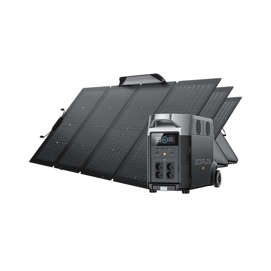 EcoFlow DELTA Pro + 220W Portable Solar Panel