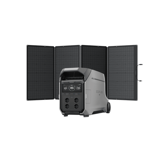 EcoFlow DELTA Pro 3 Portable Power Station DELTA Pro 3 + 400W Portable Solar Panel