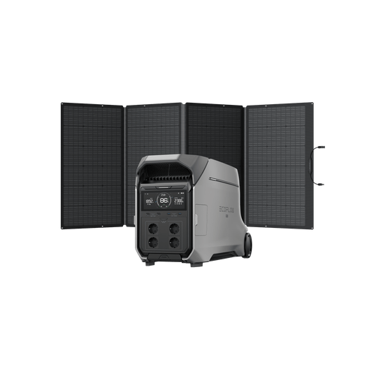EcoFlow DELTA Pro 3 Solar Generator (PV400W) DELTA Pro 3 + 400W Portable Solar Panel
