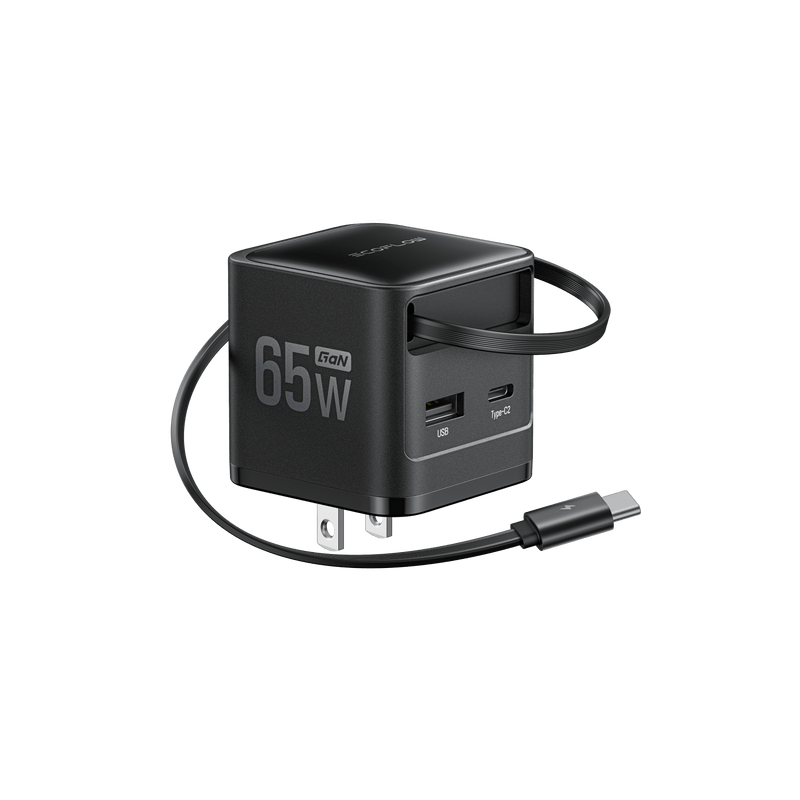 Load image into Gallery viewer, EcoFlow RAPID Charger (65W, Retractable Cable, GaN)

