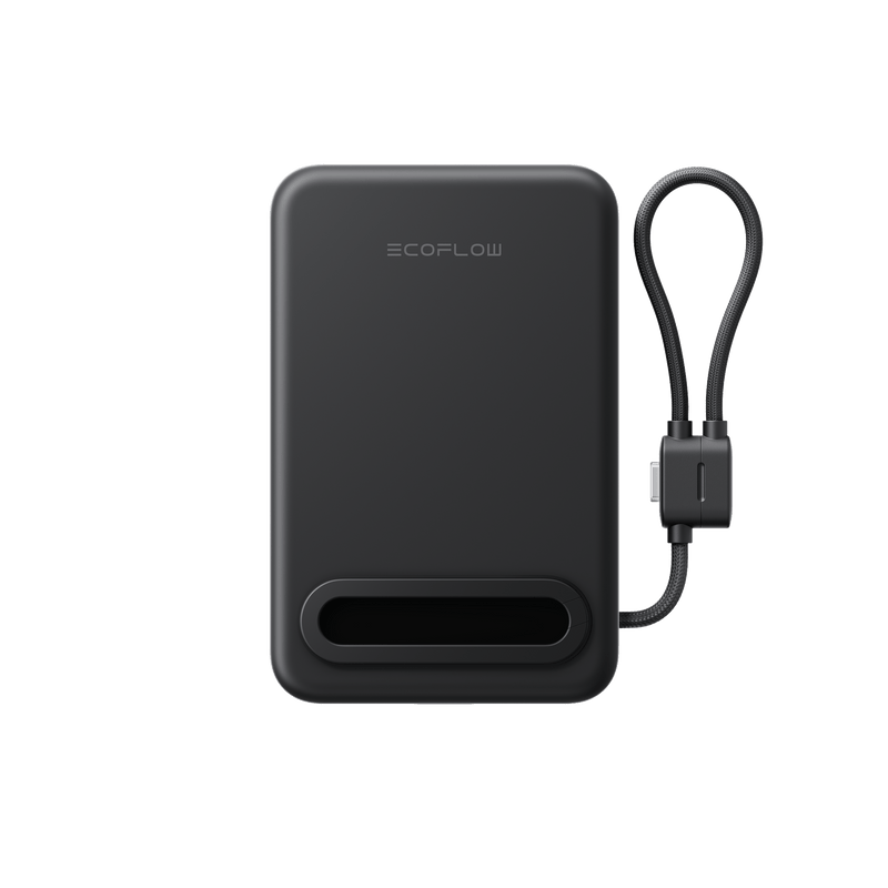 Load image into Gallery viewer, EcoFlow Black EcoFlow RAPID Mag Power Bank (Built-in USB-C Cable)
