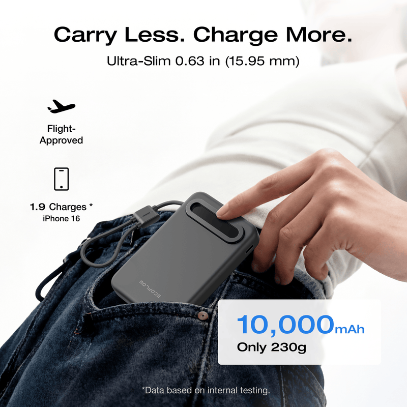 Load image into Gallery viewer, EcoFlow Rapid Mag EcoFlow RAPID Mag Qi2.2 Magnetic Power Bank (10,000mAh, 25W, Built-in USB-C Cable)
