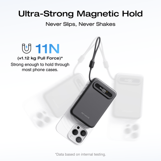 EcoFlow Rapid Mag EcoFlow RAPID Mag Qi2.2 Magnetic Power Bank (10,000mAh, 25W, Built-in USB-C Cable)