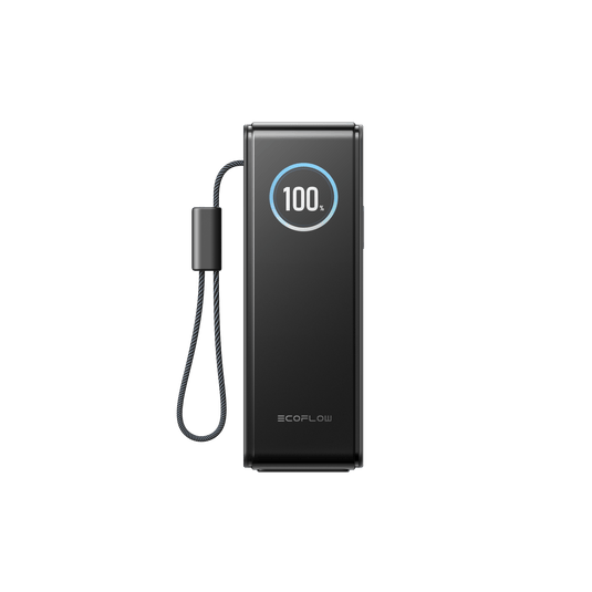 EcoFlow Rapid25k-with EcoFlow RAPID Power Bank (25,000mAh, 170W, 100W Built-In and Retractable