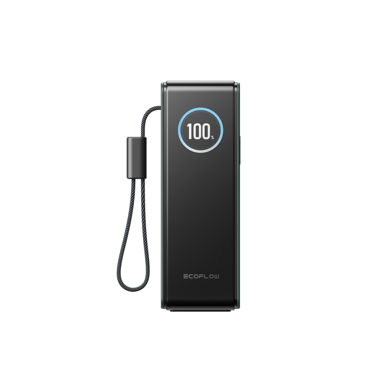 Load image into Gallery viewer, EcoFlow Rapid25k-with EcoFlow RAPID Power Bank (25,000mAh, 170W, 100W Built-In and Retractable
