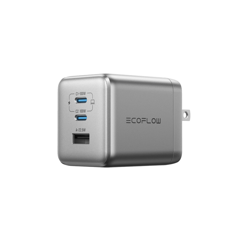 Load image into Gallery viewer, EcoFlow Rapid Pro Charger 100W RAPID Pro Charger (100W, 3 Ports, GaN) EcoFlow RAPID Pro Charger (100W, 3 Ports, GaN)
