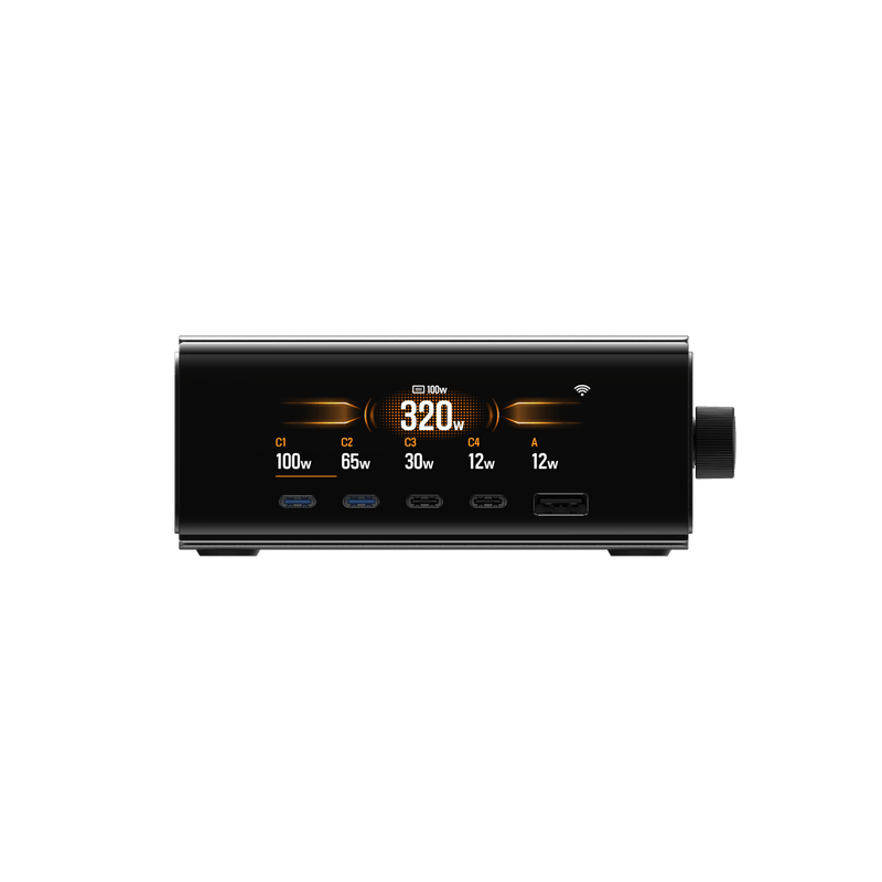 Load image into Gallery viewer, EcoFlow Rapid Pro Charger 320W RAPID Pro Desktop Charger (320W, 5 Ports, GaN) EcoFlow RAPID Pro Desktop Charger (320W, 5 Ports, GaN)
