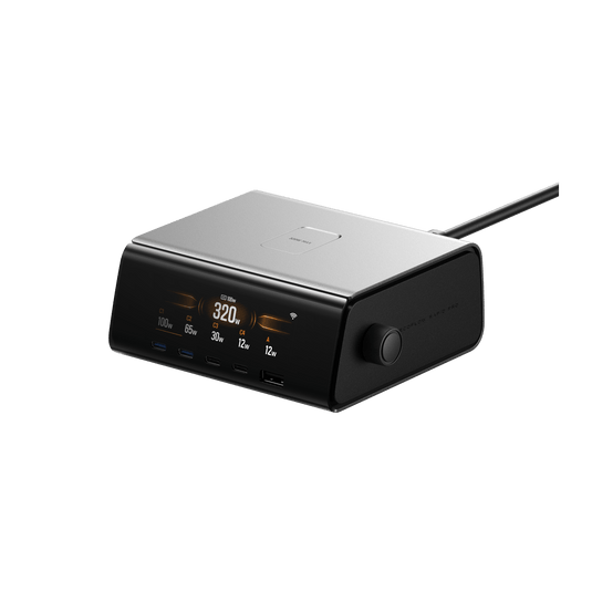 EcoFlow Rapid Pro Charger 320W RAPID Pro Desktop Charger (320W, 5 Ports, GaN) EcoFlow RAPID Pro Desktop Charger (320W, 5 Ports, GaN)