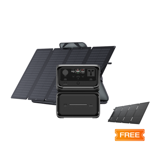 EcoFlow RIVER 3 Max Plus Solar Generator (PV160W NextGen)